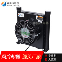 睿佳液压油散热器AF1025收割机液压站风冷却器30升 微通道散热器