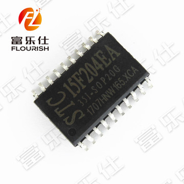全新stc单片机芯片 stc15f204ea-35i-sop20 贴片20脚