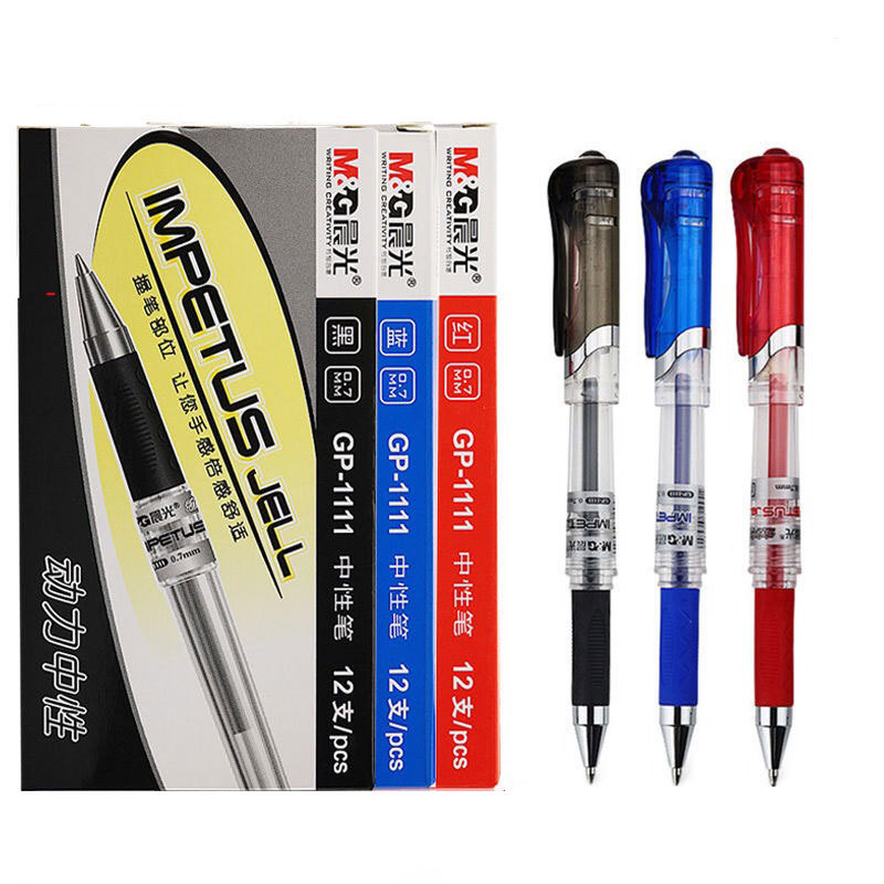 7m中性笔水笔顺滑硬笔书法黑色练字gp1111-阿里巴巴