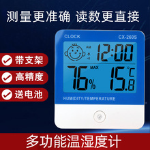 CX-260新款温湿度计 带笑脸表情舒适度提示功能