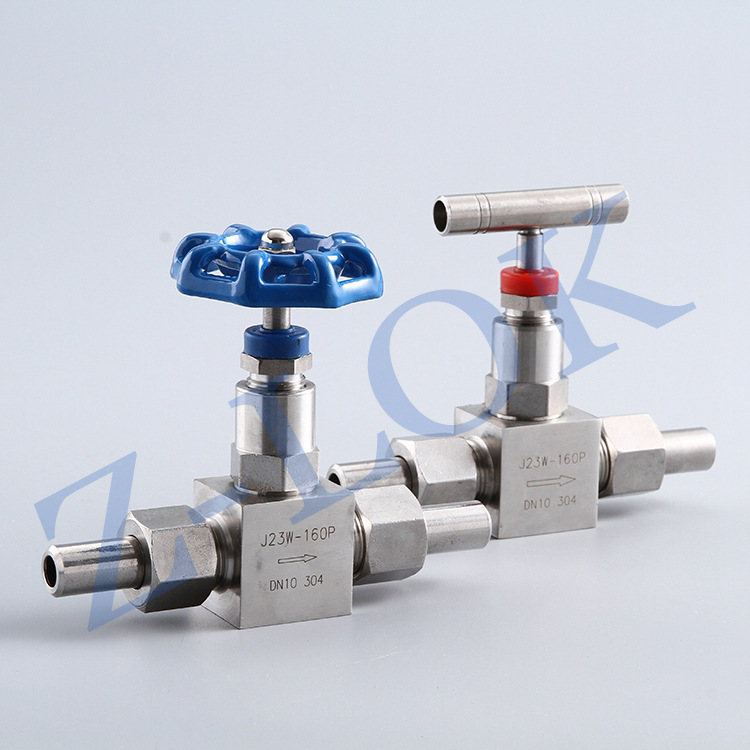 不锈钢仪表针型阀国标单向直通式j23wh针形阀高压流量调节阀针阀