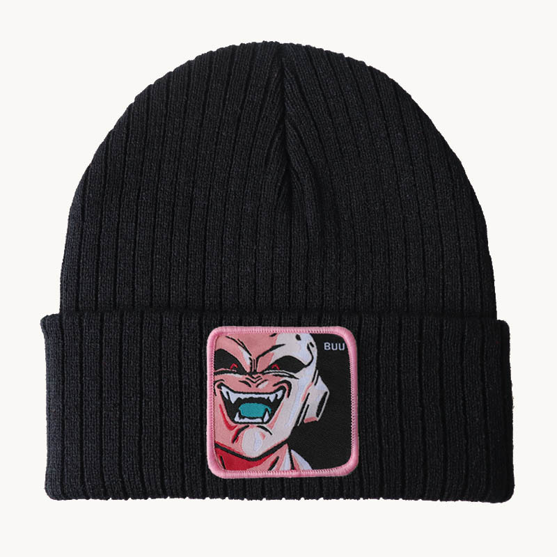 2020 Products in Stock New Large Version Cartoon Woolen Cap Winter Hat Anime Buu Dragon Ball Series Knitted Hat