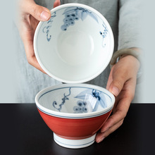 日本进口波佐见烧新婚套碗日式手工家用陶瓷情侣对碗乔迁礼盒餐具