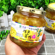 批发 韩国进口全南蜂蜜柠檬柚子茶 果酱果味水果茶即食冲调饮料