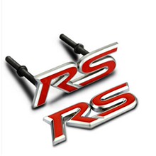 RS改装金属中网标 RS中网标 RS中网改装标 RS全金属改装中网标