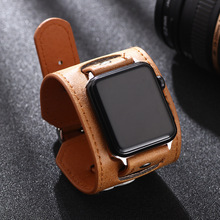 琦诺亚马逊wish爆款适用iwatch皮革合金表带智能手表手环跨境热销