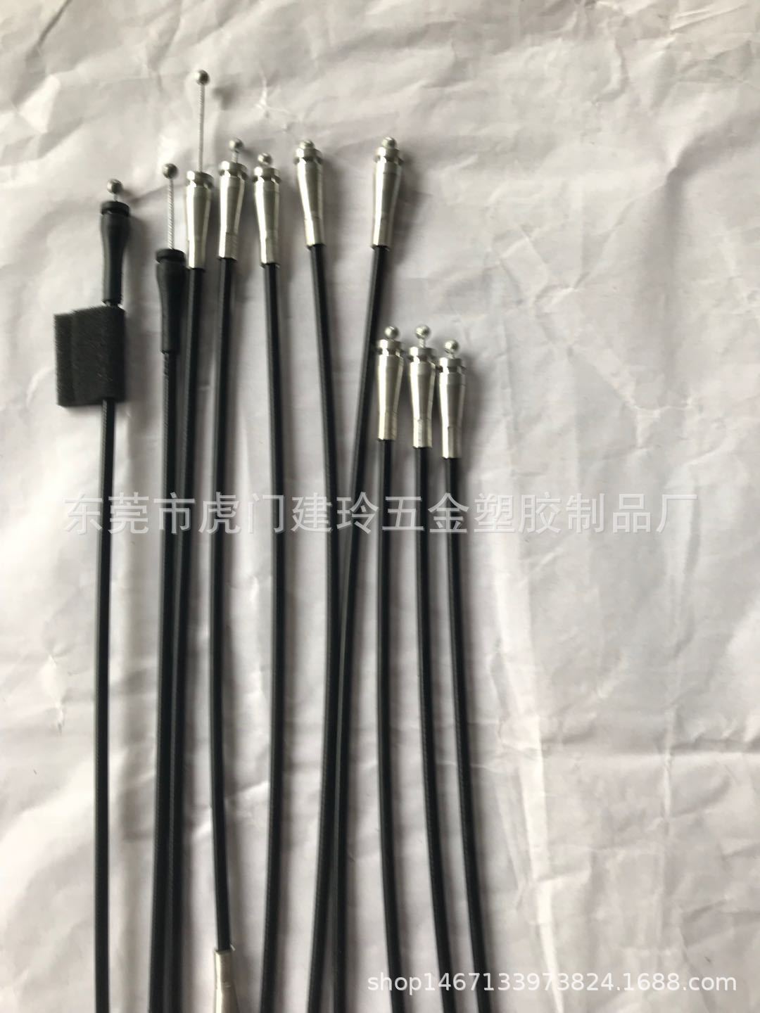 机器传动钢丝绳 注塑塑胶模具卡扣安全绳 压铸锌合金头拉索线绳