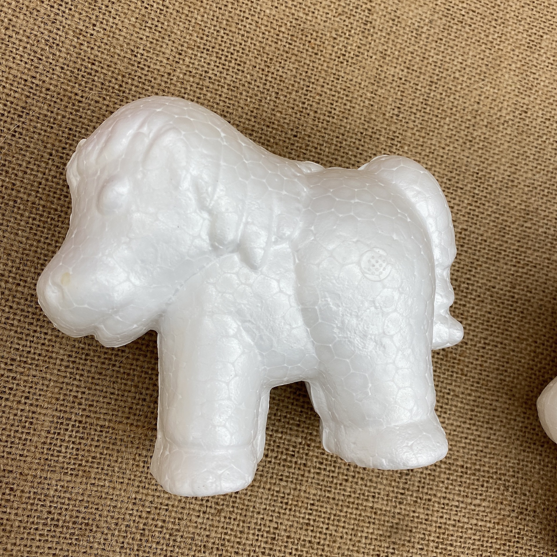泡沫马 保利龙卡通马horse eps小动物造型白胚 手工diy 芳草美劳