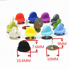 工厂批发直供PVC TPR NP ABS彩色塑胶蝴蝶帽黑色各种彩色塑胶帽塑