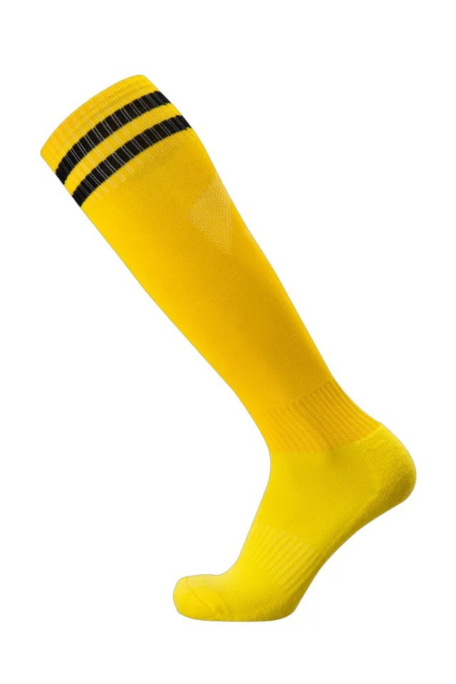 Towel Bottom Football Socks Long Tube Moisture Absorption Non-Slip Sports Socks Two Bars Adult Children Football Socks Manufacturer