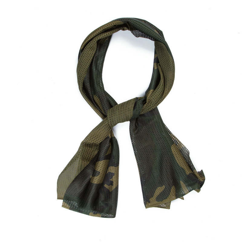 Breathable Sun Protection Summer Camouflage Scarf Jungle Camouflage Mesh Scarf Men and Women Outdoor Riding Camouflage Multicolor Small Square Towel