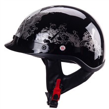 DOT认证摩托车头盔电动车头盔批发一件代发跨境哈雷头盔送风镜