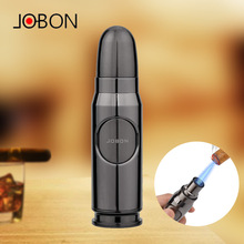 Jobon防风打火机 雪茄点烟器个性子弹头创意艾灸烧烤直冲火机礼品