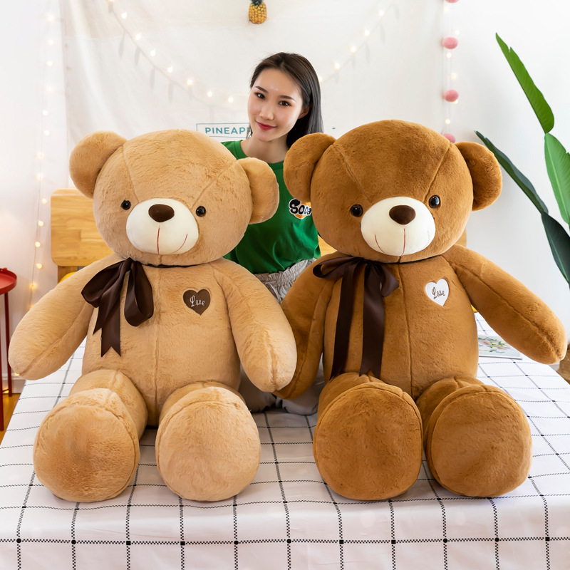 毛绒玩具布娃娃公仔儿童生日礼物泰迪熊批发礼品大号领结抱抱熊猫