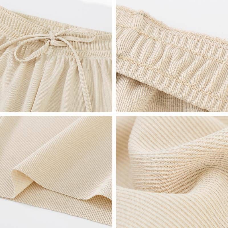 Ice Silk Wide-Leg Pants Women's Summer Thin High Waist Loose Drooping Slimming and Straight Casual Pants for Women Mop Trousers Spring Women Clothes