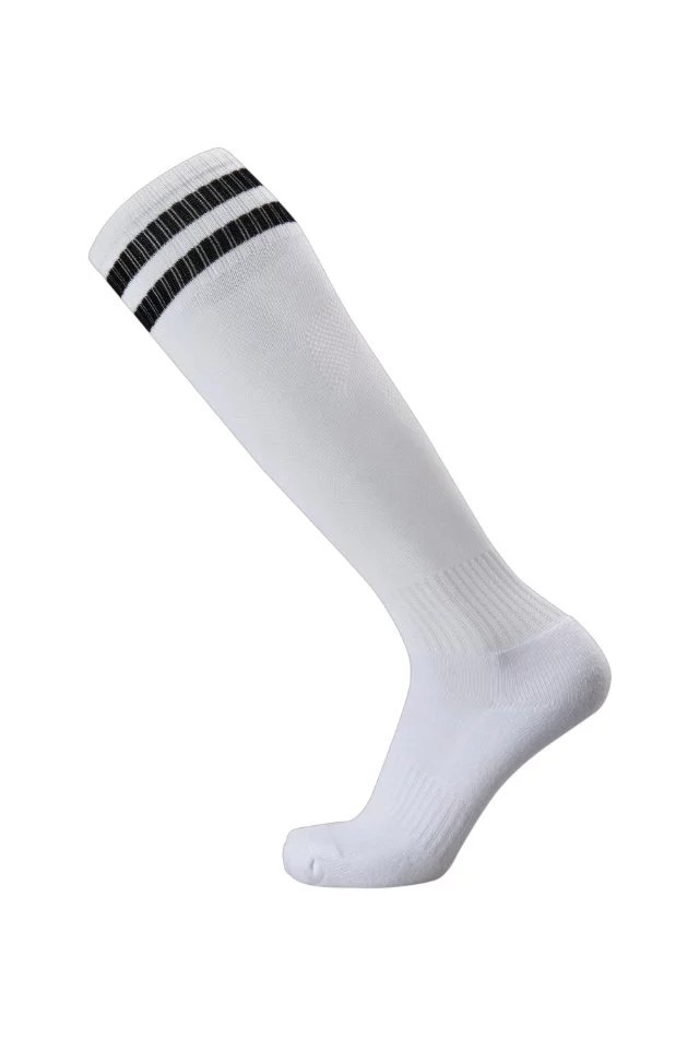 Towel Bottom Football Socks Long Tube Moisture Absorption Non-Slip Sports Socks Two Bars Adult Children Football Socks Manufacturer