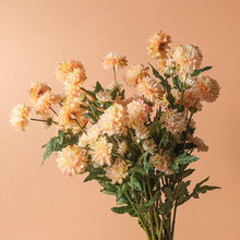 仿真冰岛雏菊小清新花束单支假花客厅插花摆件室内餐桌家居装饰品