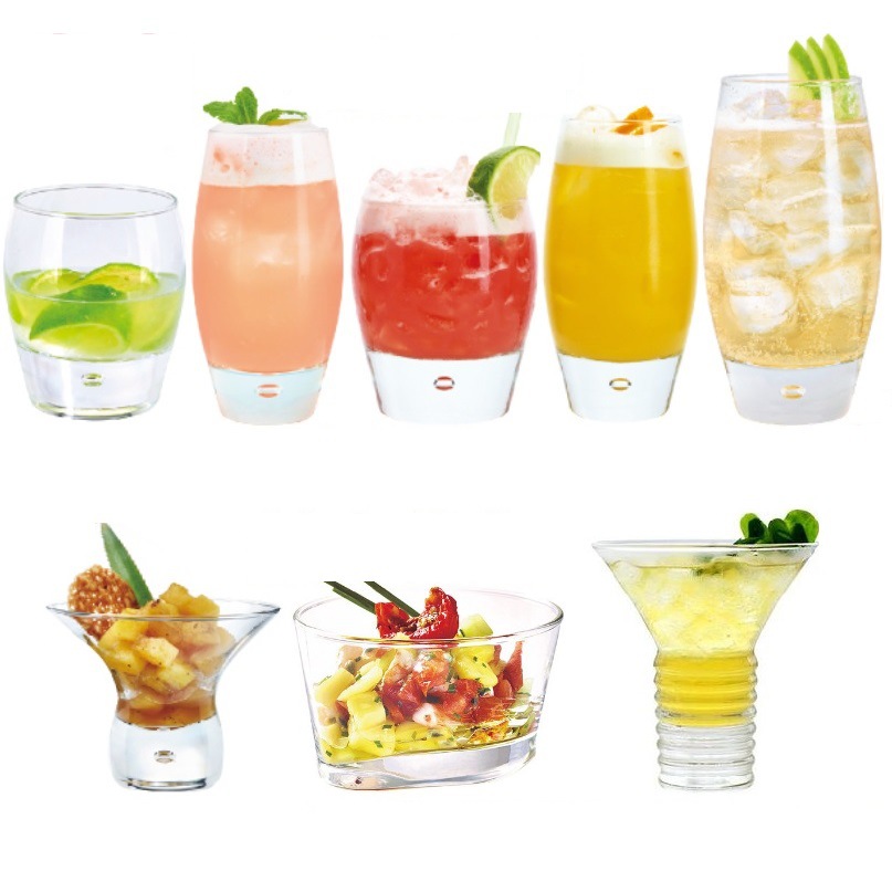 比利时都诺宝进口玻璃果汁杯饮料杯柠檬果汁杯茶杯水杯牛奶杯