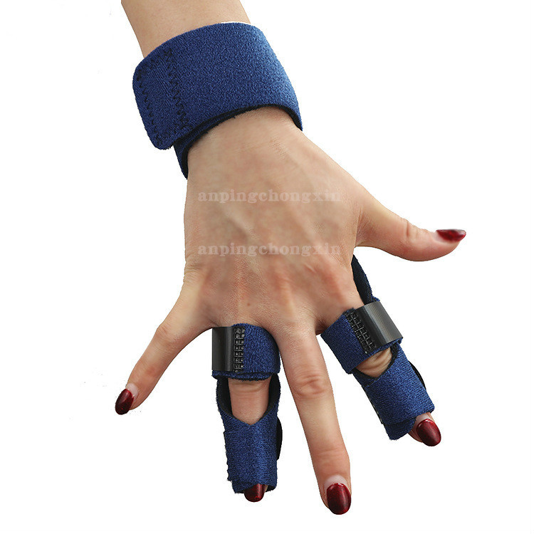 手指固定夹板 骨折  扭伤 手指连腕固定套 手指腕部保护带