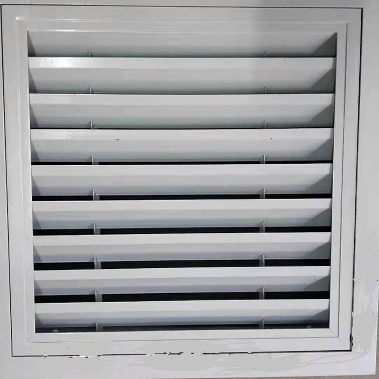铝合金百叶窗手动电动百叶窗通风口百叶窗排风设备出风口防雨百叶