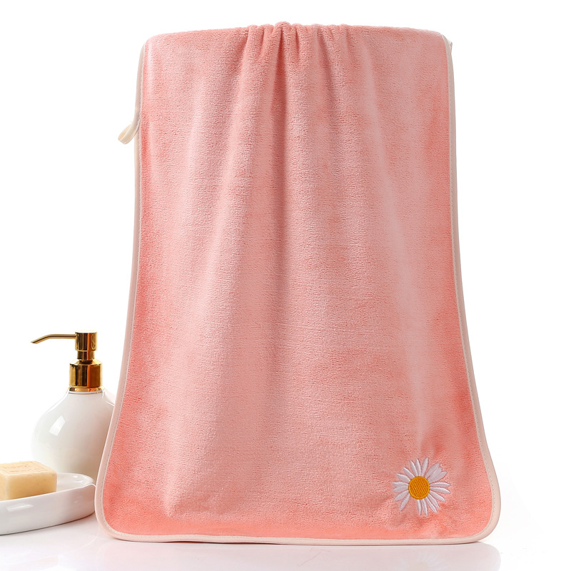 Microfiber Strong Absorbent Towel Face Towel Household Face Towel Youth Pie Little Daisy Gift Logo Hair-Drying Towel