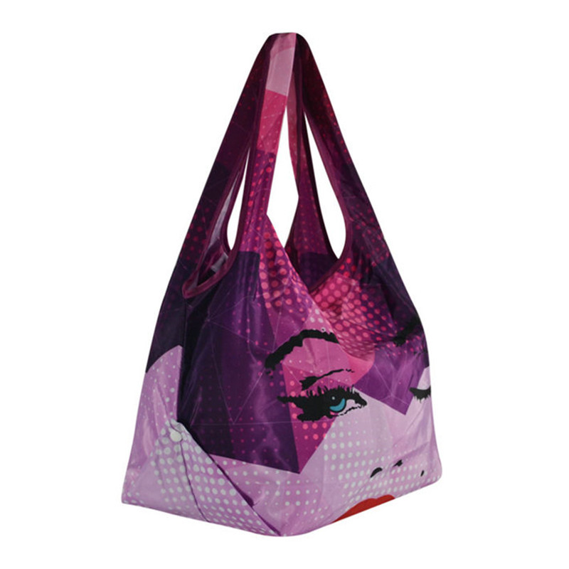 日本涤纶折叠袋子 牛津布尼龙草莓袋 便携手提防水日式环保购物袋