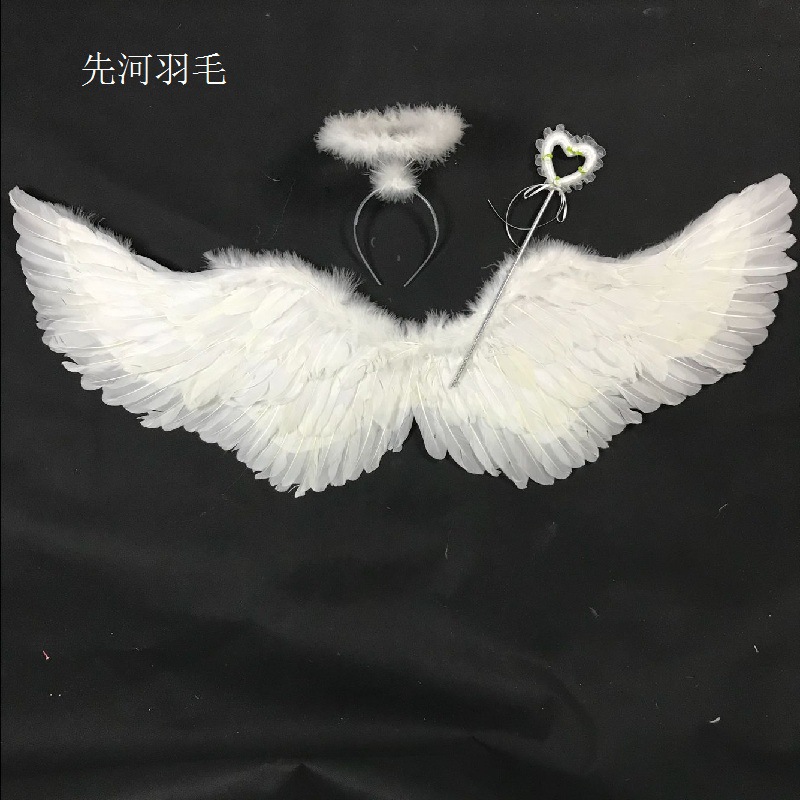 swallow-shaped feather angel wings children‘s stage props clothing decoration auto show fancy dress ball props