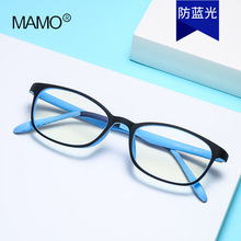S28061时尚儿童椭圆形近视眼镜架防蓝光成品护目镜TR90轻巧光学架
