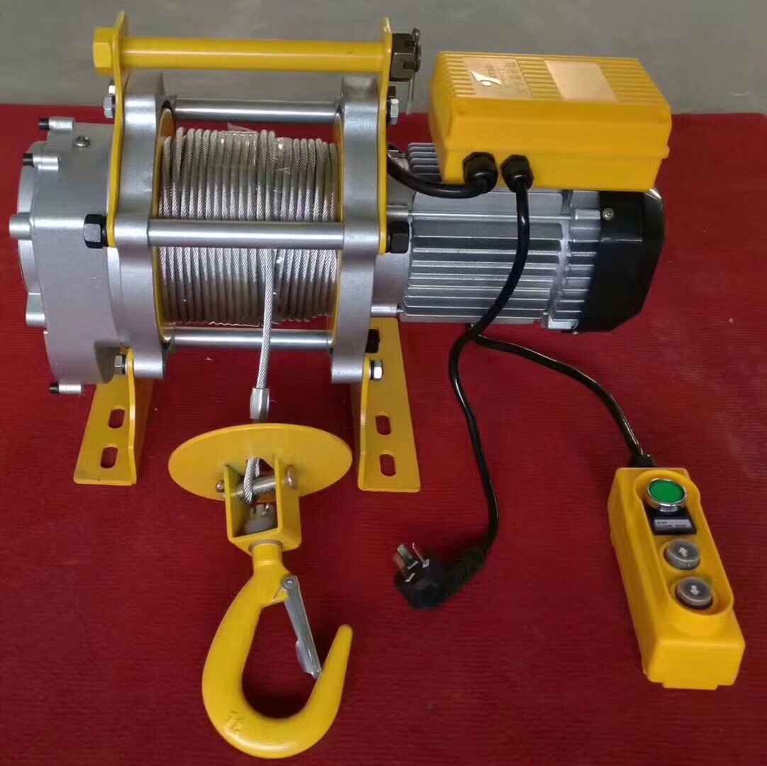 2吨提升机快速建筑电动葫芦吊机起重机卷扬机吊机1t2t220v卷扬机