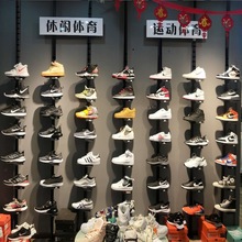 鞋架鞋托服装店上墙立柱组合鞋子展架