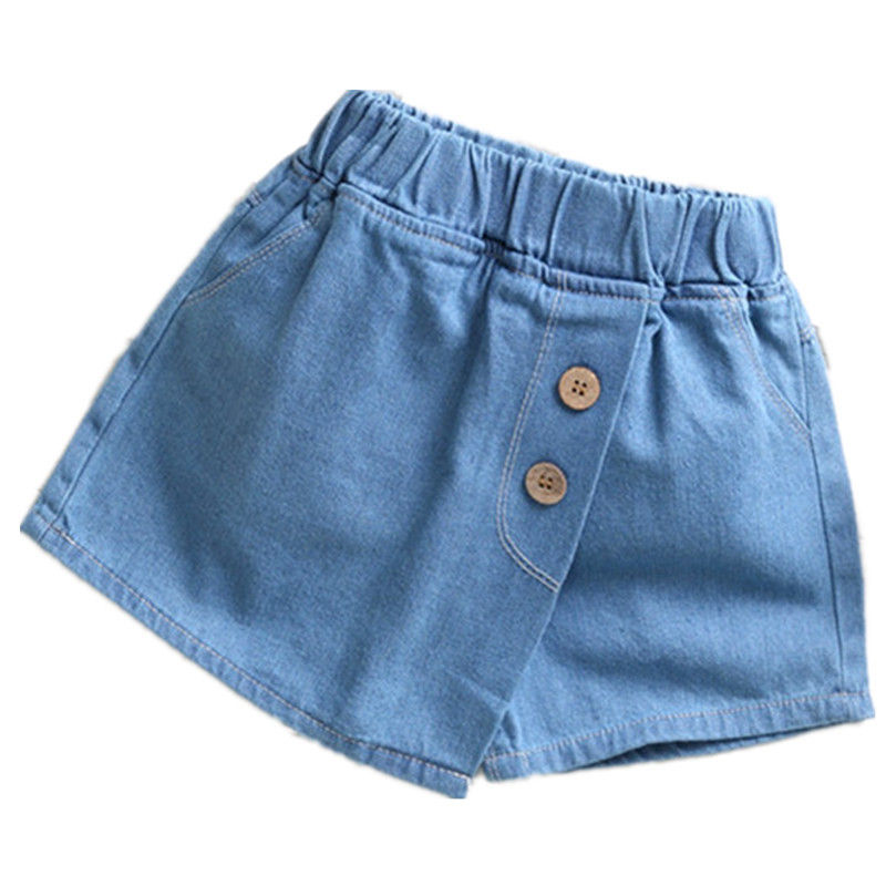 Children's Denim Shorts Factory Wholesale Girls Casual Thin Pants Summer New Children's Clothing Shorts Wholesale Shorts