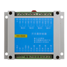 4路485控制继电器 MODBUS RTU协议4入4出 RS485开关量输入输出PLC