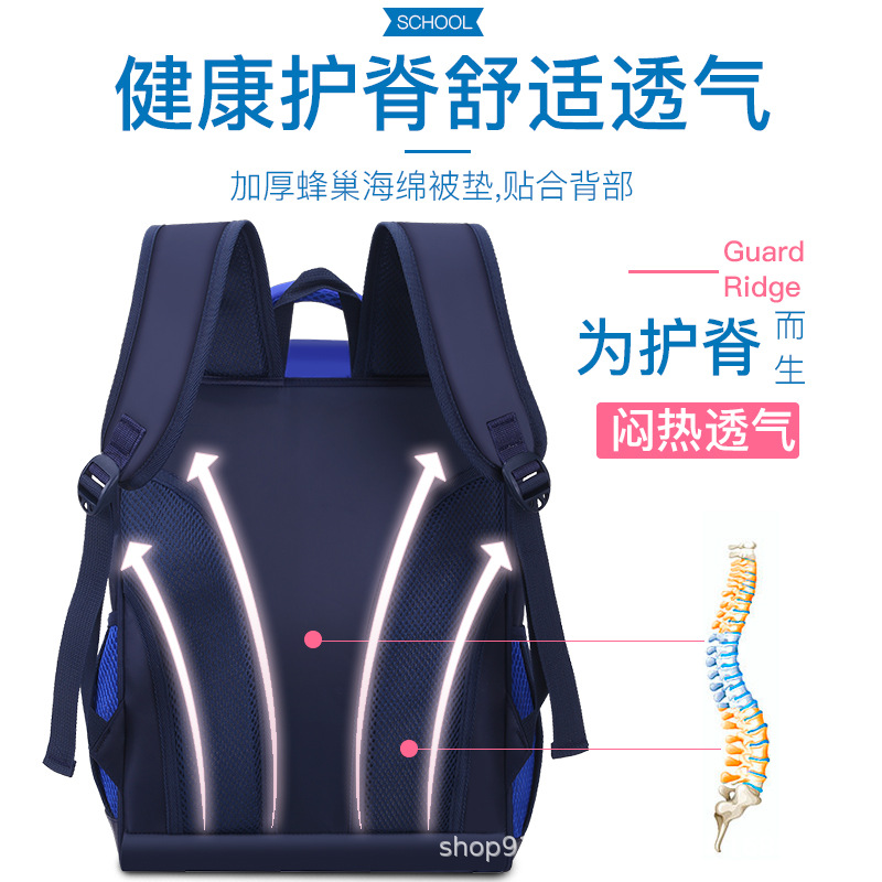 New Waterproof Primary School Student Space Schoolbag Export Wholesale Children Backpack Cross-Border Factory Direct Sales