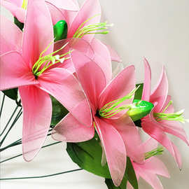 包邮 小额批发 套餐diy手工丝网花 百合材料包套餐 教师节礼物diy