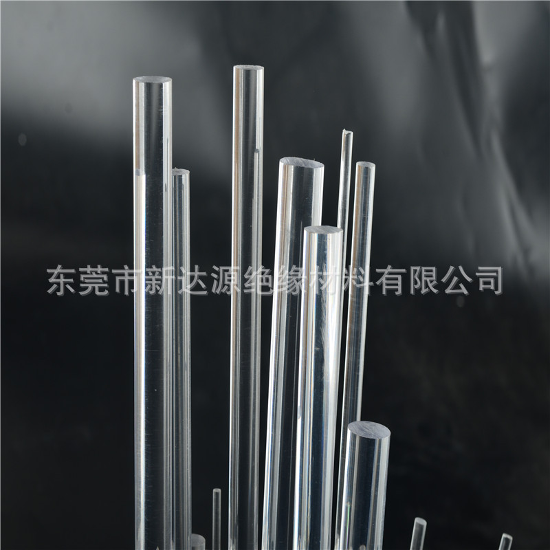 大小直径PC棒韧性高透明PC棒材黑色聚碳酸酯棒厂家直销