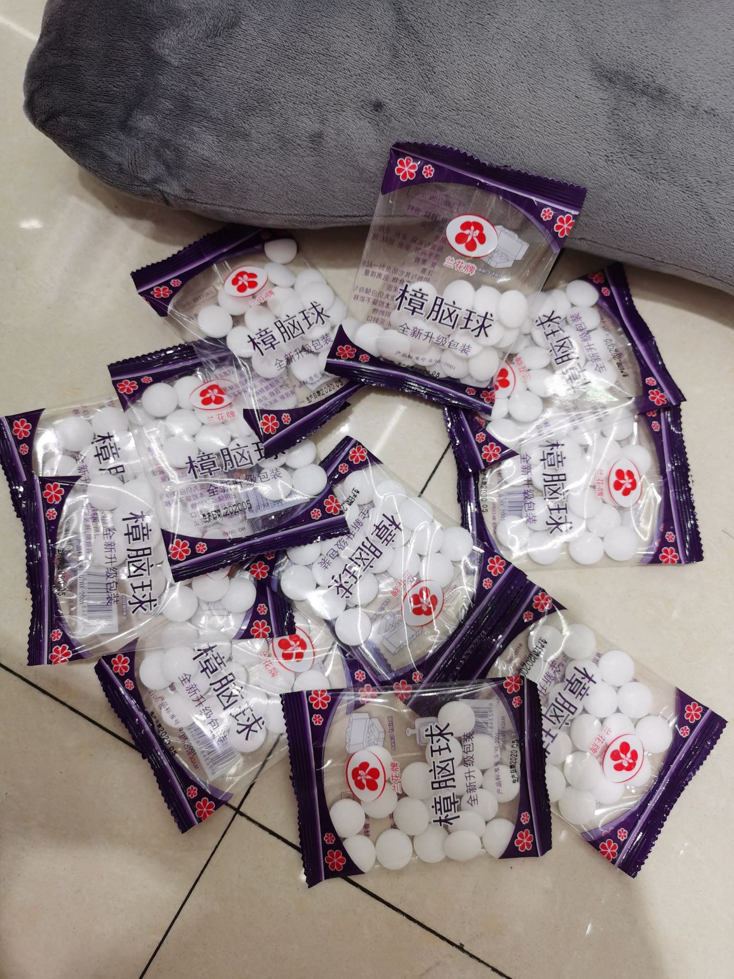 兰花樟脑丸芳香除臭卫生球衣柜衣橱防霉防蛀防虫专供跨境电商