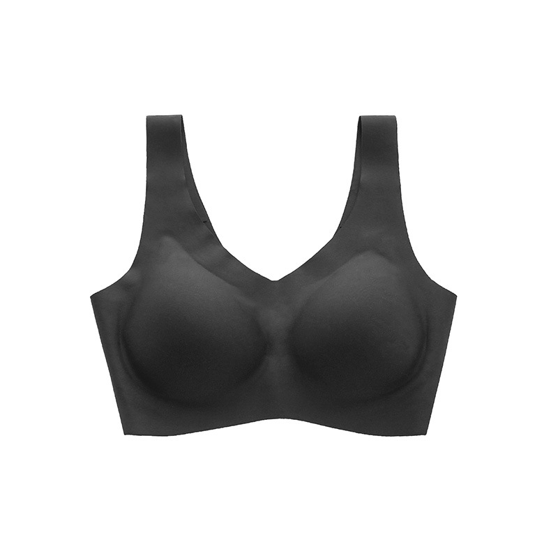 High Elastic Non-Size Japanese Bra Latex Wireless Nursing Bra Seamless Comfort Sleep Sports Underwear for Women