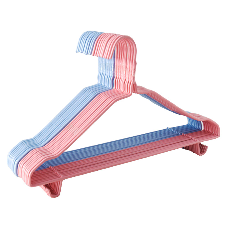 Spot Plastic Coated Clothes Rack Wholesale Clothes Rack Clothes Rack Children Clothes Rack with Hook Student Dormitory Gifts