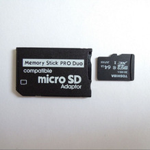 MicroSD to MS pro duo 单通道TF卡转MS卡套 转接卡TF转MS记忆棒