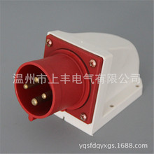 SFE温州上丰工业防水明装器具插头 16A/4孔/380V/3P+N+E  SFN-514