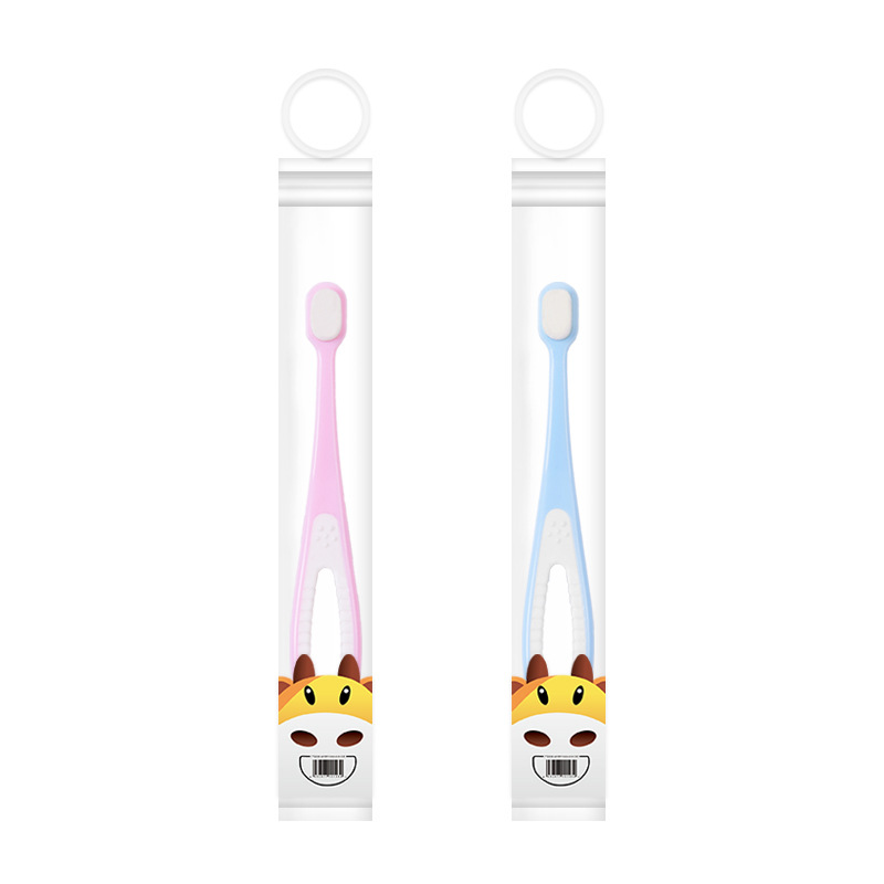 Haoniu Children's Toothbrush Soft Hair Toothbrush 0-3-6-12 Years Old Soft Hair Nipple Infant Toothbrush Wholesale