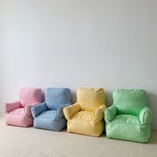 ins风韩国迷你儿童沙发拍照摄影道具儿童房装饰mini hapi格子沙发