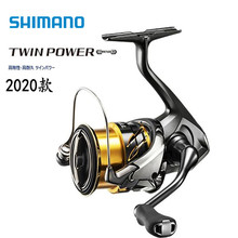 SHIMANO20款TWIN POWER金属纺车轮远投路亚波趴铁板轮海船钓渔轮