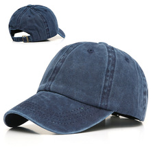 厂家直销跨境速卖通亲子棒球帽新款休闲水洗牛仔布光板拼接棒球帽