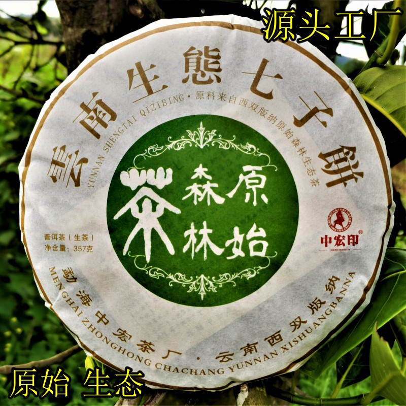 易武乔木普洱茶 云南生茶饼  357克原始森林生态茶叶源产地大货