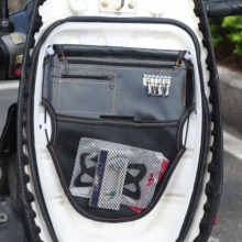 踏板电动车座桶收纳袋摩托车改装配件坐桶杂物包置物钥匙袋子网罩