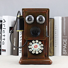 创意老式复古电话机模型仿古家居摆件装饰品工艺品摄影道具