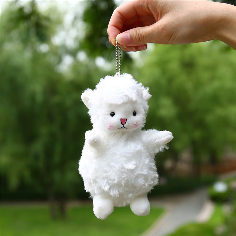 Internet Celebrity Lamb Pendant Sheep Doll Keychain Japanese Cute Sheep Doll Bag Ornaments Plush Toys