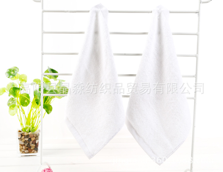 Bamboo Fiber Face Towel 25*25 Baby Saliva Towel Kindergarten Kids' Towel Bamboo Fiber Square Towel Factory Wholesale