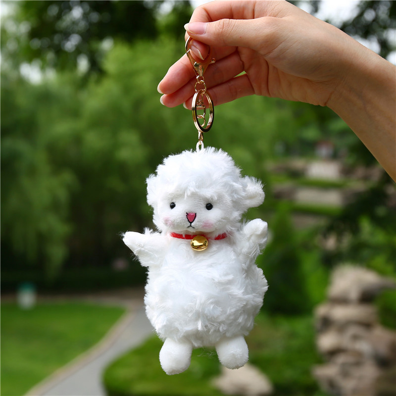 Internet Celebrity Lamb Pendant Sheep Doll Keychain Japanese Cute Sheep Doll Bag Ornaments Plush Toys